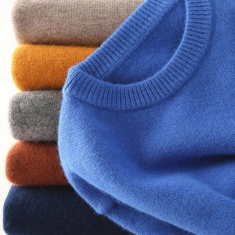 100%bavlnená jar jesenná ležérna neformálna dres Jersey Men Pludný pleťový sveter s dlhým rukávom Harmont O-Neck Blaine plus veľkosti svetre plus veľkosti