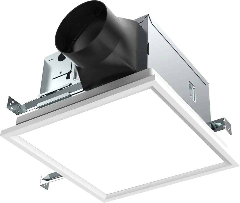 100 CFM 0,8 SONE DOMABLE 4000K EDGE LIT LED LED Žiadny prístup k podkrovia