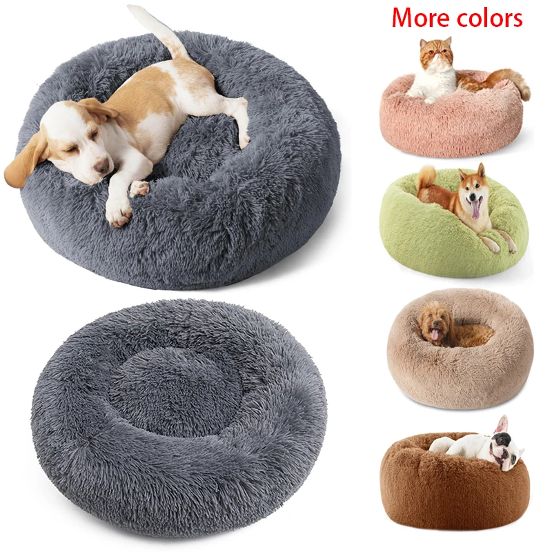 100 cm okrúhle šišky pre domáce zvieratá veľké psie mačky Domov plyšové maznáčik posteľ psa okrúhle rohož Outdoor Pet Cat Dog Bed Rohož prenosné mačky