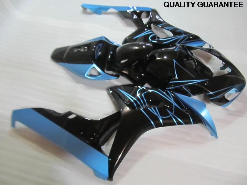 100% Fit for Honda Fairing Kit CBR1000RR 2006 2007 Black Blue Motorcycle Faquings Set CBR1000RR 06 07 OT24
