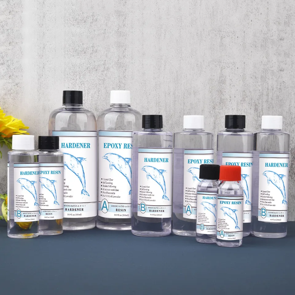 100 g/200 g/400 g/500 g/1000 g 1: 1 AB živice Epoxid Glue High Adheve Heartener Crystal Glue pre DIY živice šperky výroby doplnkov