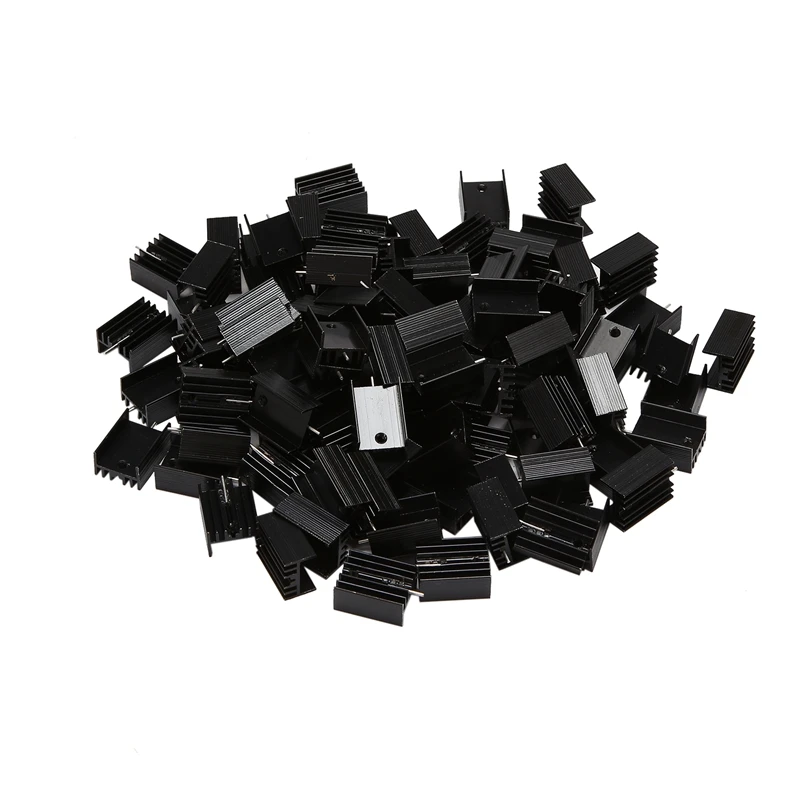 100 ks 20x15x10mm hliníkového TO-220 chladiča na 220 Tranzistorový chladič na 220