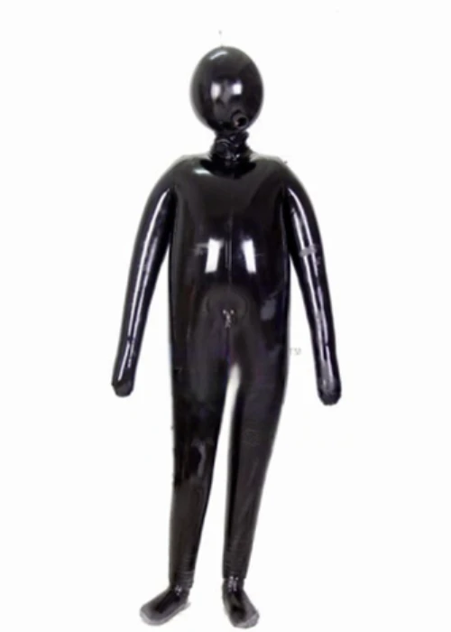100% latexové gumové pančucháče Cosplay čierne nafukovacie 0,4 mm xs-xxl kozmetické guľové ruky vyrobené