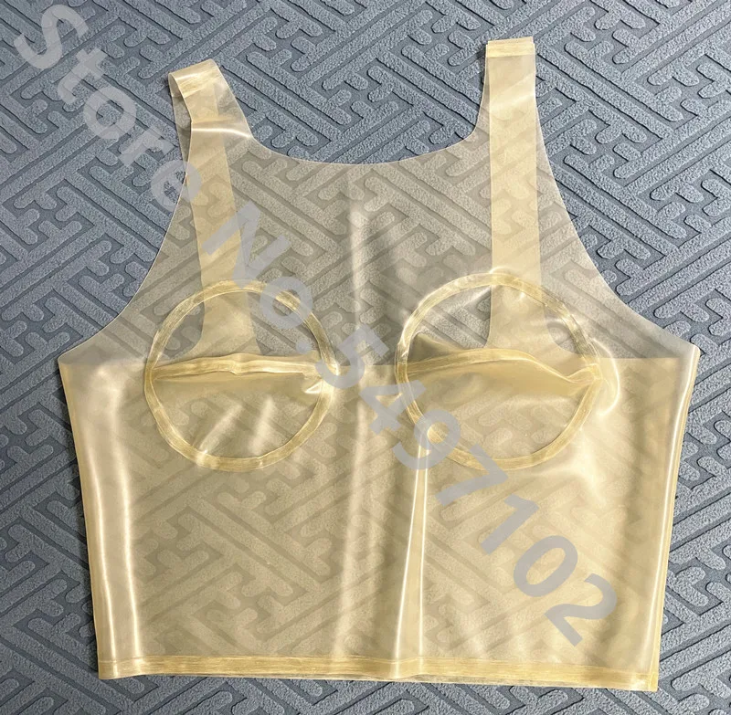 100% latexové obleky s vestou s opaskom nosiť veľké prsia sexy podprsenka Topl Sling Multi štýl