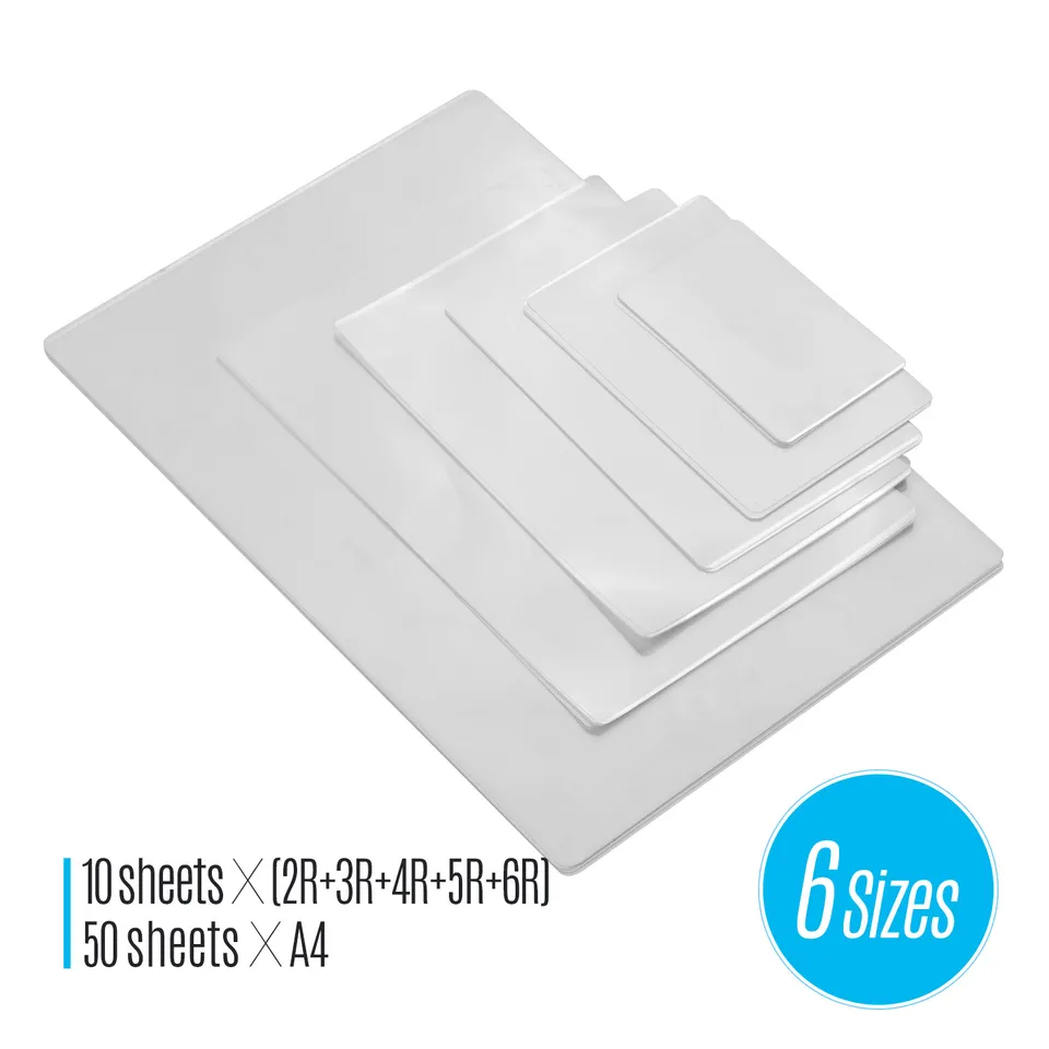 100 listov A4 80MIC Thermal Laminating Film Vrecká na domáce zviera