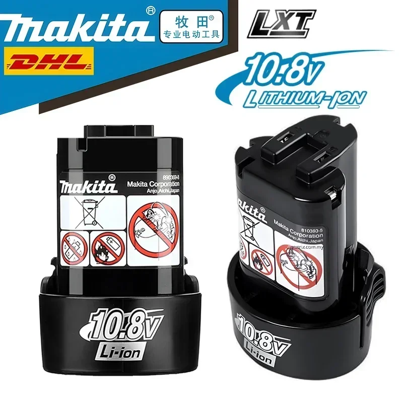 100% Makita 10.8v BL1013 BL1020 BL1030RECHAREGIBALE Elektrické náradie LI-ION BATELICKÁ NÁVRAKA TD090D DF030D LCT203W Nástroje
