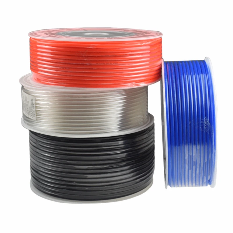 100 metrov 8 mm 6 mm 4 mm 10 mm vzduchová hadica pneumatická trubica rúrka PU hadice 12 mm pre kompresorové polyuretánové hadičky 8x5 mm 6x4 pneumat