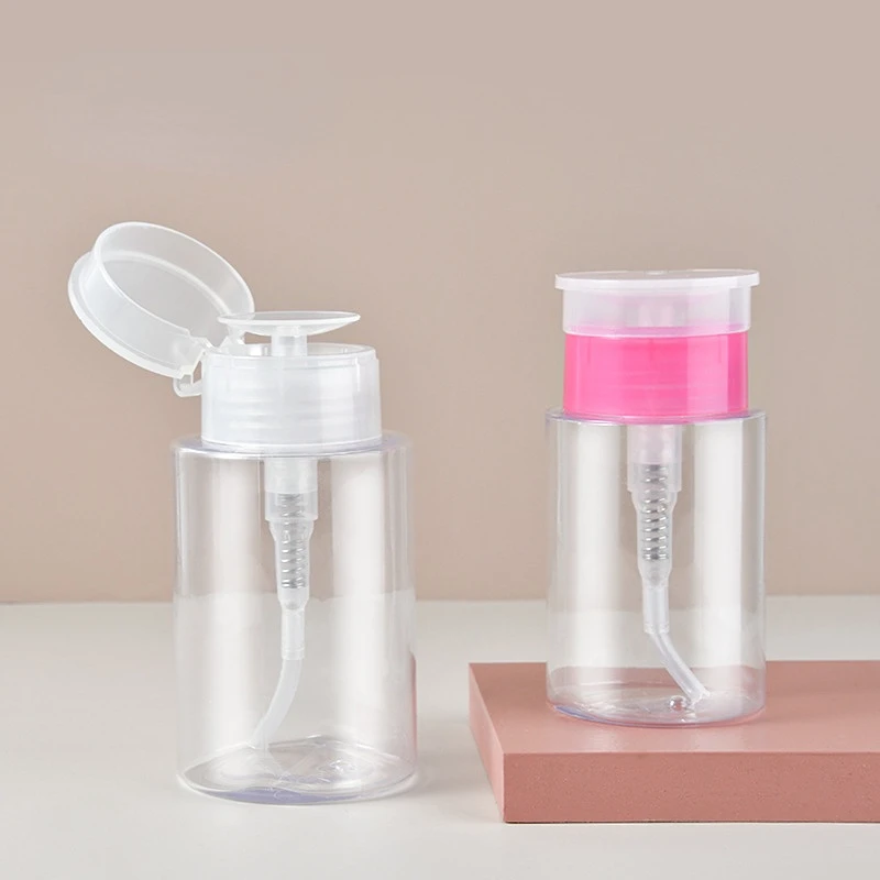 100 ml/150 ml/200 ml PETG tlaku doplňuje make -up odstraňovača ropy toner voda Make -up Dispenzator Separácia Kozmetické nádoby