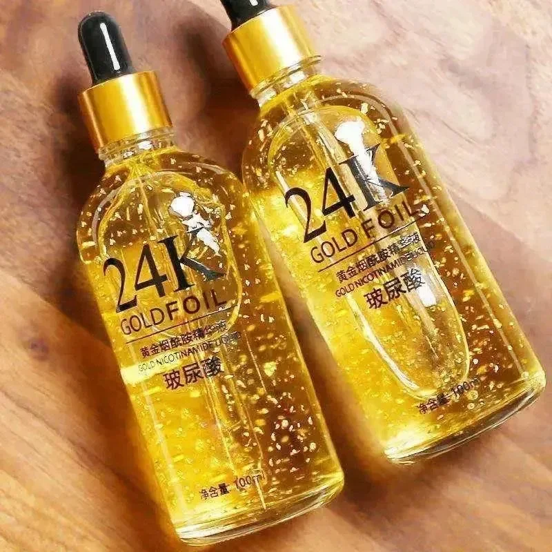 100 ml 24k kyselina zlata hyalurónová kyselina nikotínamid tvár Sérum proti starnutiu tváre