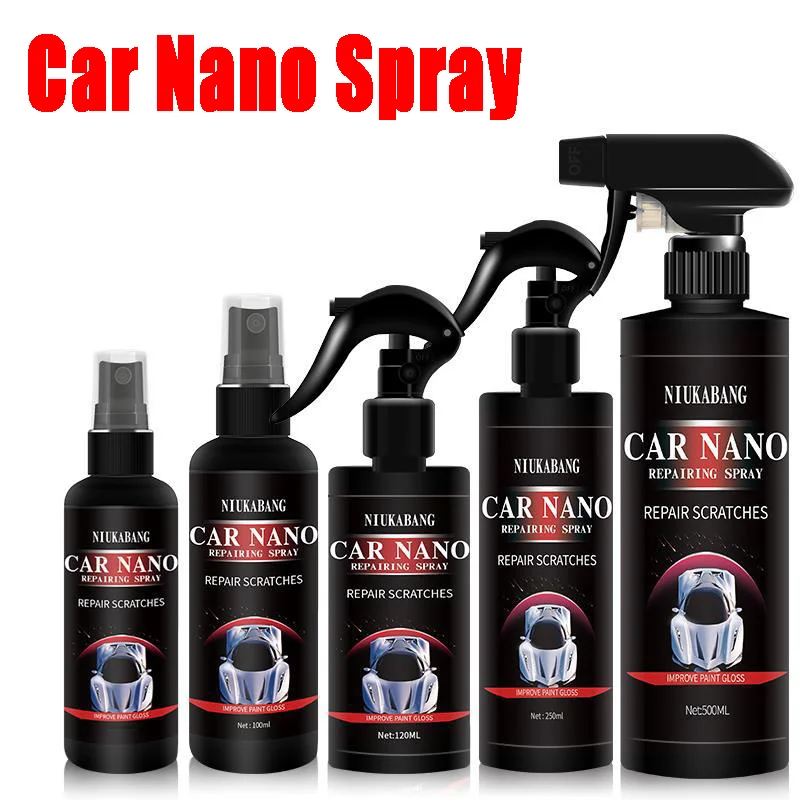 100 ml/50 ml auta Scratch Demand Resrave Spray Spray Nano Spray Scratches Opravy vozidla Keramická povlaky sklenená leštiaca pasta Kvapalina