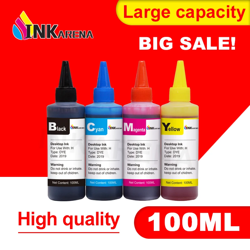 100 ml fľašková súprava atramentovej súpravy pre atrament Canon Atrament PGI-5 CLI-8 PGI5 CLI8 IX5000 IP3300 IP3300 MP510 MP610