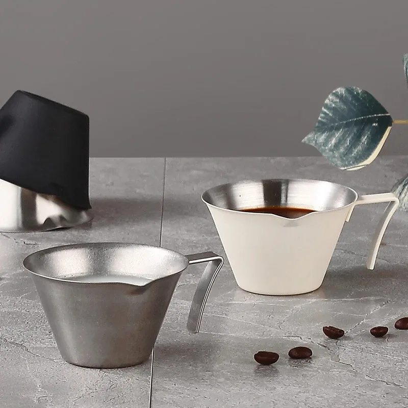 100 ml kávy meracie šálky extrakcia šálka Mlieko šálka z nehrdzavejúcej ocele espresso unca šálka meracieho pohára