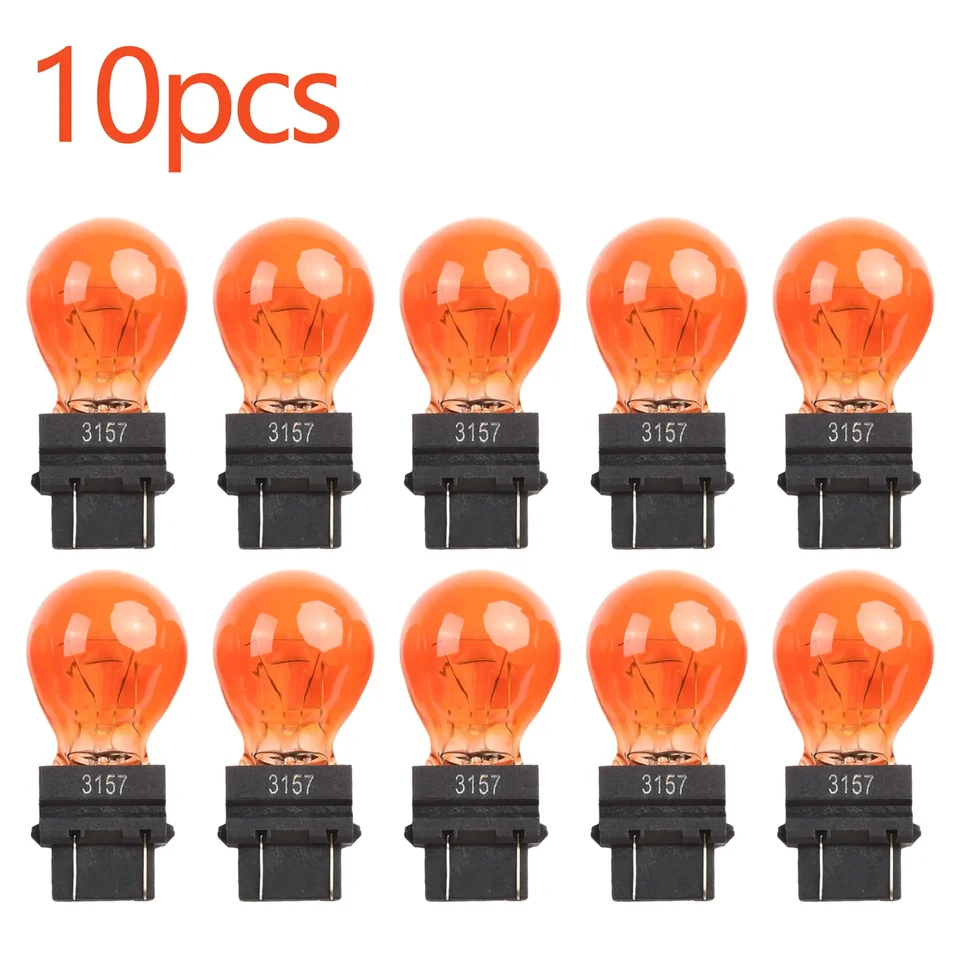 100% nový 10ks priamy výmena 3157 brzdových žiaroviek reverzné svetlo Tail Light Turn Signál Signál Odolnosť 3357