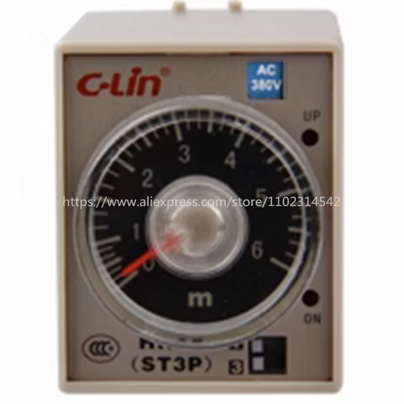 100%nový a originálny HHS5-A (ST3PA-A) C-LIN Timeer Relays AC220V DC24V AC24V AC380V AC110V Čas oneskorenia