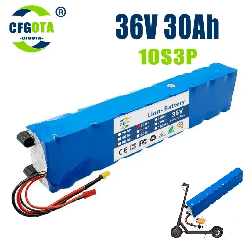 100% nový originálny batériový balík 36 V 30AH pre batériu pre m365 36 V 30000 mAh