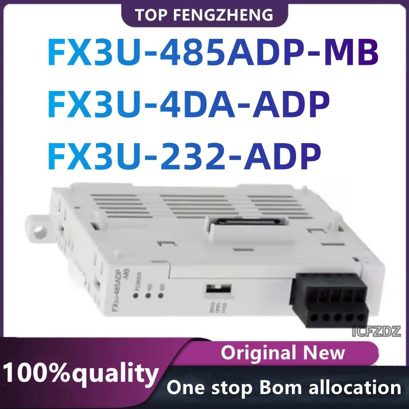 100% nový originálny modul FX3U-485ADP-MB FX3U-232-ADP FX3U-4DA-ADP MODUL