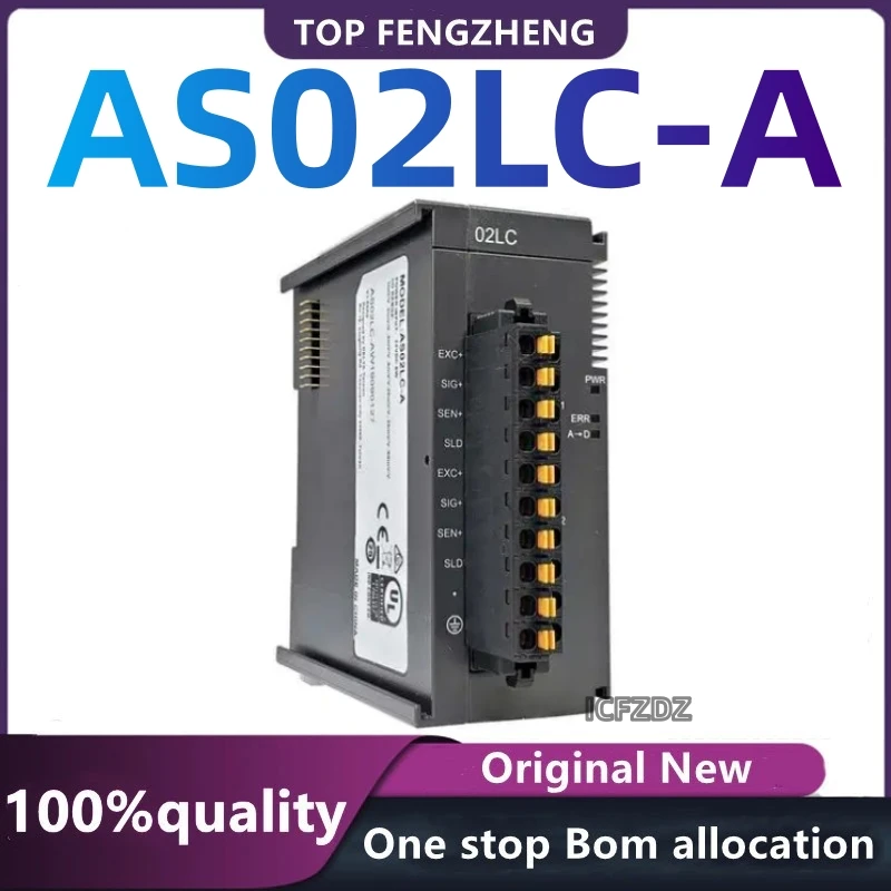 100% nový originálny PLC AS02LC-A vážiaci expanzný modul 2 kanály AS02LC-A Programovateľný riadiaci jednotka radiča