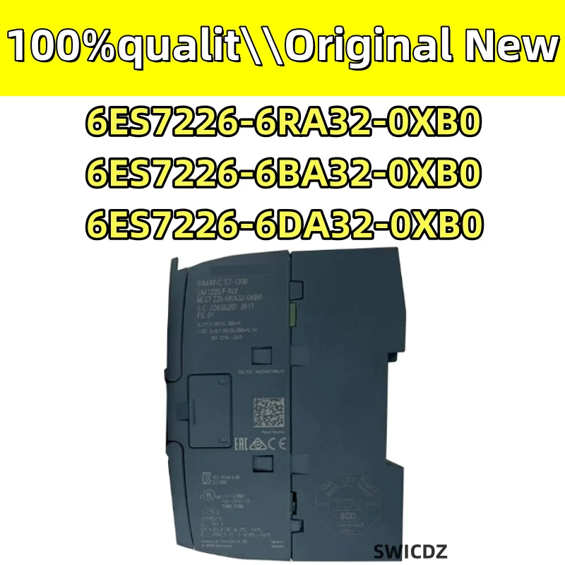 100% nový originálny S7-1200 6ES7226-6BA32-0XB0 6ES7226-6DA32-0XB0 6ES7226-6RA32-0XB0