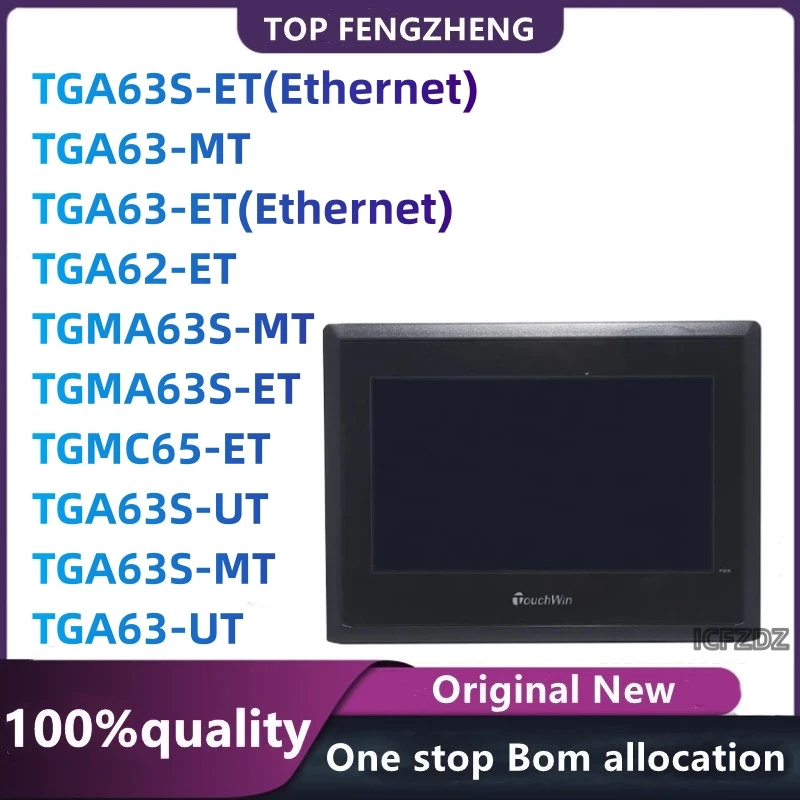 100% nový pôvodný TGA62S-MT TGA62S-et HMI Touch Screen Screen podporuje 232/422/485/USB Flash Drive/Ethernet