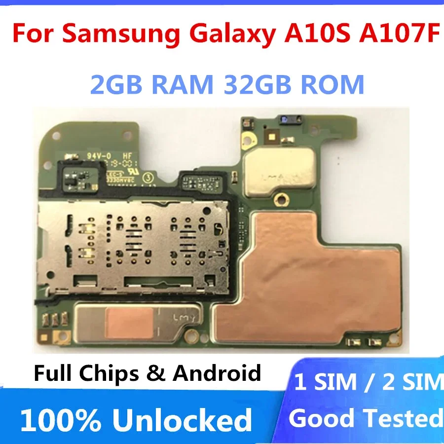 100% odomknutá hlavná doska pre základnú dosku Samsung Galaxy A10S A107f
