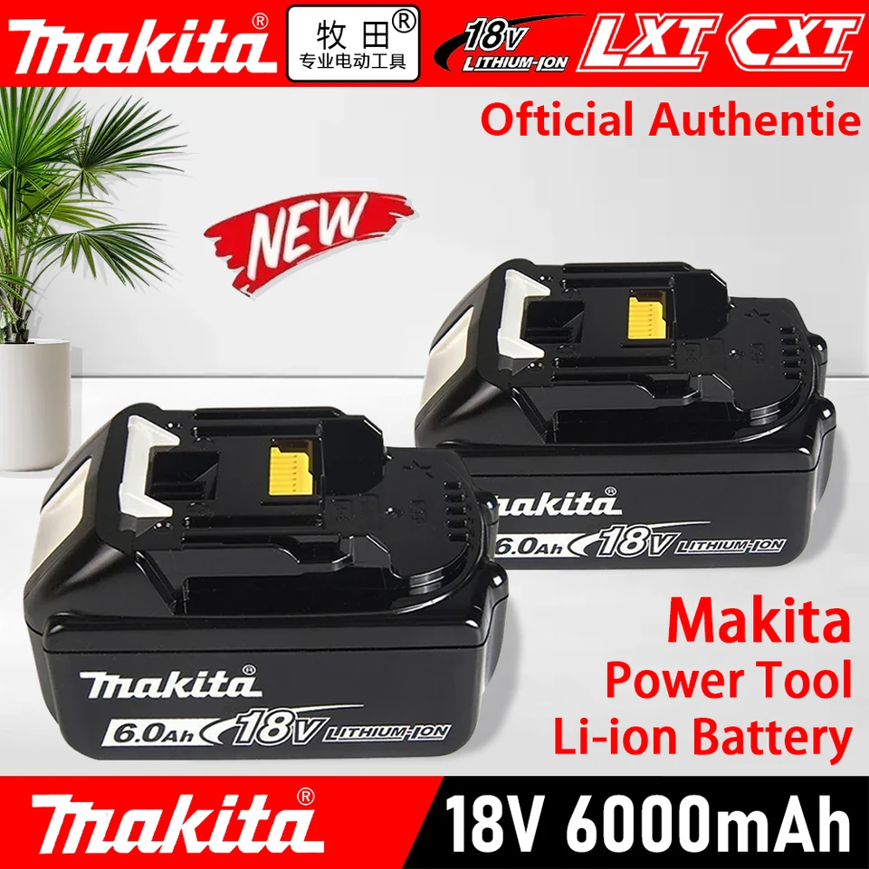 100% originálna Makita 6AH/5AH/3AH pre Makita 18V batéria BL1830B BL1850B BL1850 BL1840 BL1860 BL1815 Výmena lítiovej batérie