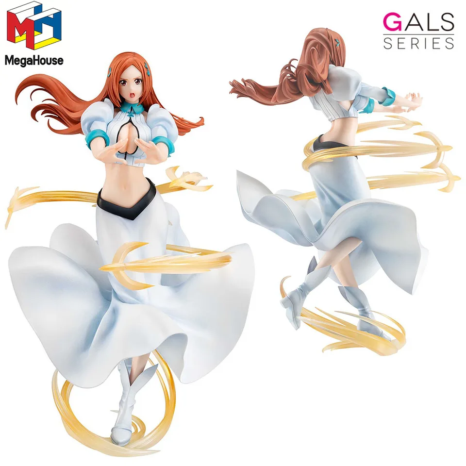 100% originálna séria megahouse gals Bleach Sennen Kessen-Hen Inoue Orihime Anime Anime Figing Action Zbierka Zbierka