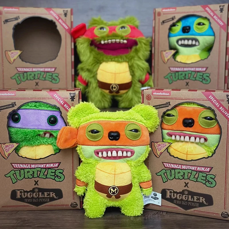 100% originálne fugglerové plyšové hračky škaredé monštrum dospievajúci mutant ninja korytnačky roztomilé zubné monštrum výplň plyšové bábiky darčeky