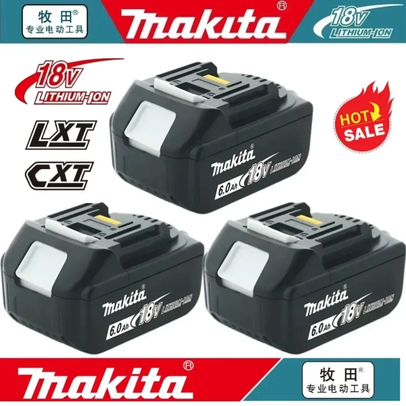 100% originálny Makita 18V 6AH/5AH pre Makita Battery BL1830B BL1850B BL1850 BL1840 BL1860 BL1815 Výmena lítiovej batérie