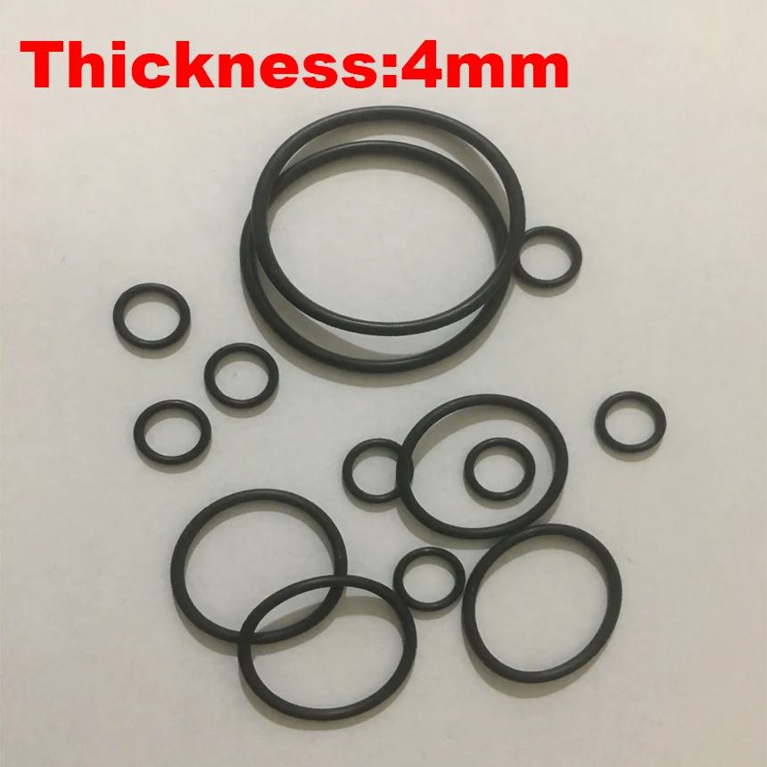 100 pcs 30x4 30*4 31x4 31*4 32x4 32*4 OD*Hrúbka čierna NBR nitril chemmigum gumový olej olej grommet grommet o-ring o-ring Opínacie tesnenie