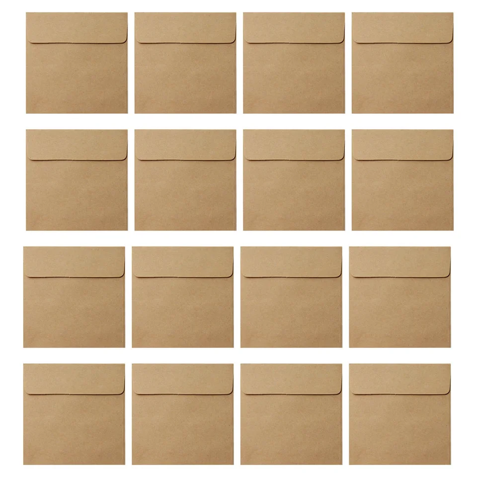 100 počítačov Pozvánka Kraft Envelope Business Business Cards Cards Pack Patle Klávesy pakety