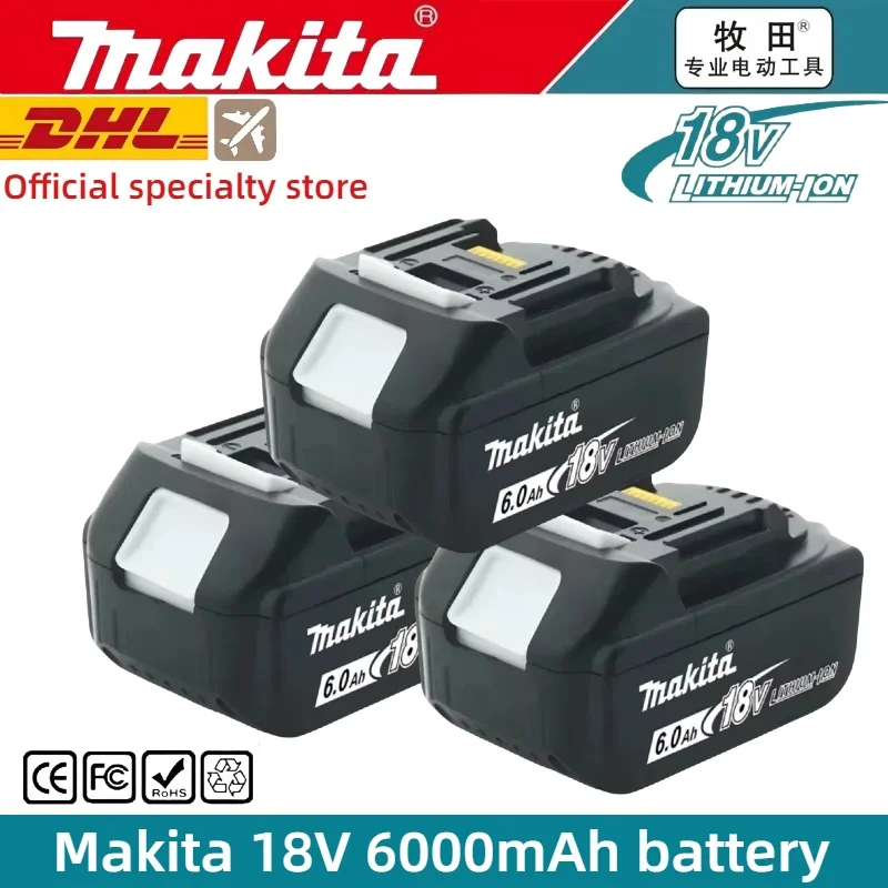 100% pre batériu Makita Pôvodné výmenné batérie 1822 18V BL1850B BL1860B BL1850 BL1860 BL1840 LXT400 PA12 MAKITA batéria