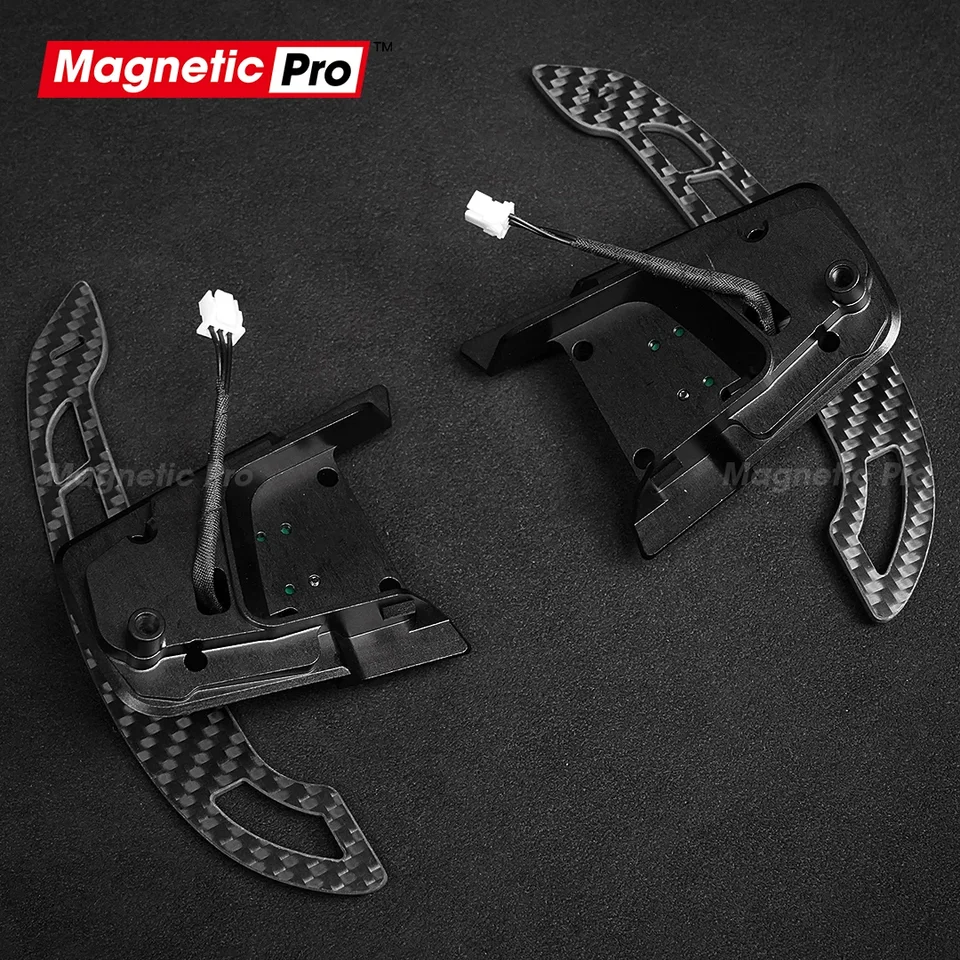 100% skutočné magnetické pádlá s pádlom z uhlíkových vlákien pre Volkswagen VW Golf MK7 MK7.5 Golf R Scirocco