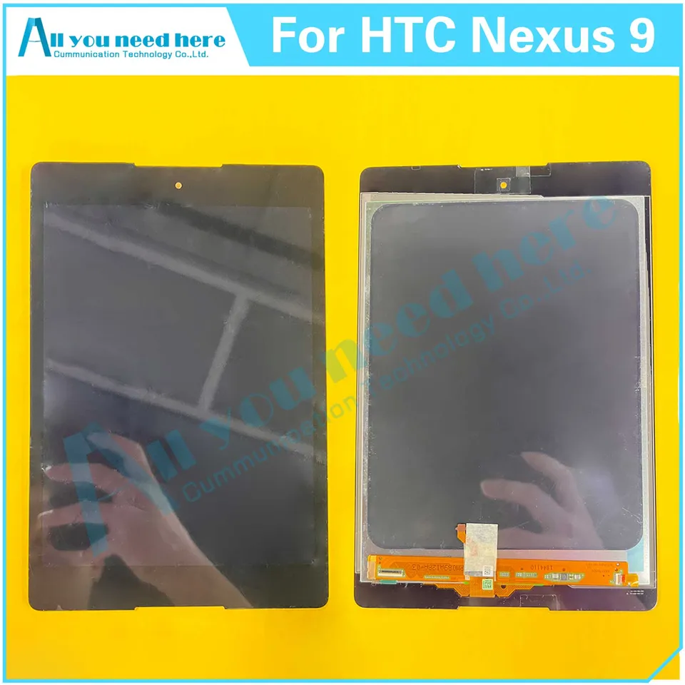 100% test pre HTC Nexus 9 LCD displej dotykovej obrazovky Digitalizátor Zostava Opravy výmena diel