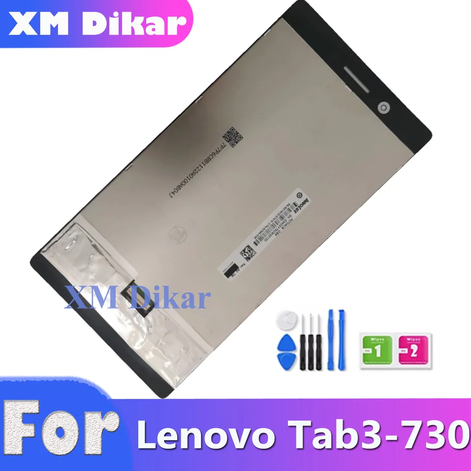 100% testované na Lenovo TAB3 3 7 730 TB3-730 TB3-730X TB3-730F TB3-730M LCD DISPIT DISPLOT DIGITÁRNE Zostava snímača snímača snímača