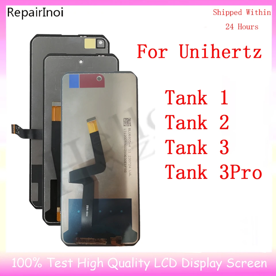 100% testované na Unihertz 8849 nádrže 1 nádrž 2 Tank 3 LCD displej dotykovej obrazovky Digitalizátor pre Unihertz Tank2 Tank3 Pro LCD