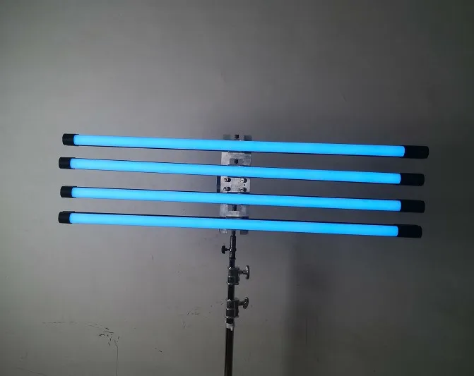 100 W 8 stôp snímacie vybavenie vreckovú videokamera vysielací štúdiový film film RGB Nabíjateľná trubica LED Photography Light