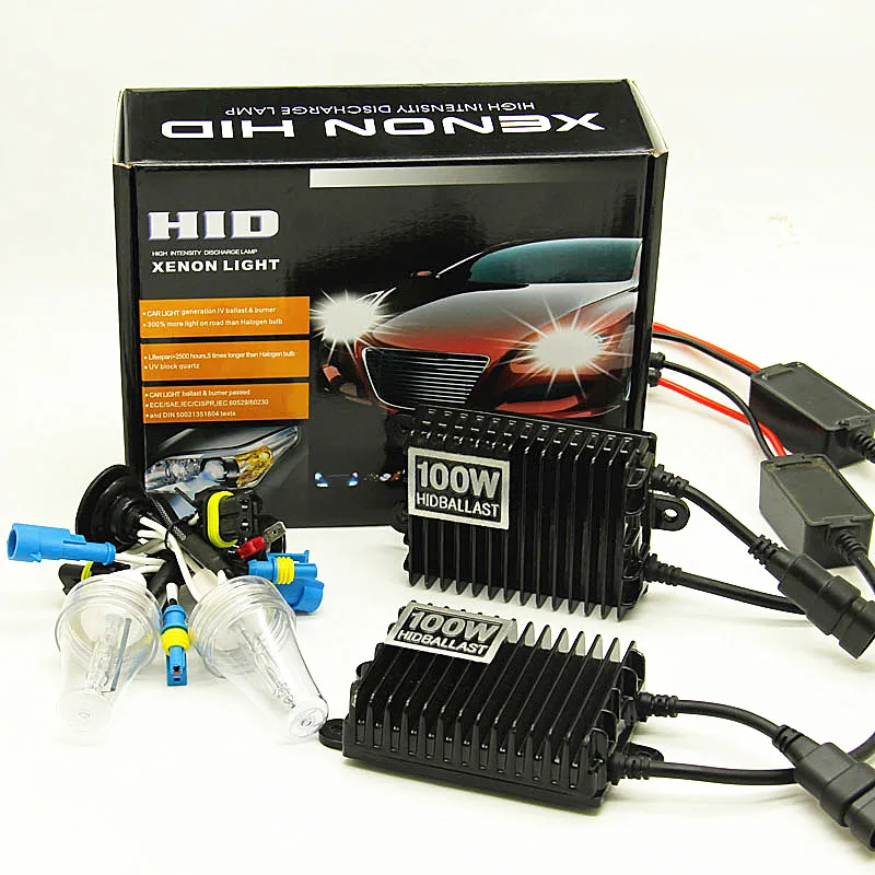 100 W xenón 9005 HB3 9006 HB4 H1 H3 H7 H8 H9 H11 100W Svetlo auta HID XENON KIT AC BALLAST BALLABSKÁ ŽIVOT Automatické svetlo svetlo svetla FOG FOG