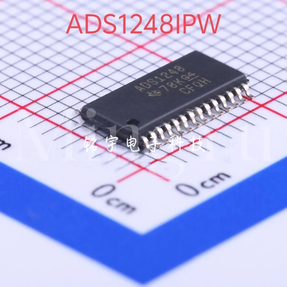 100% úplne nové ADS1248 ADS1248IPW Originálne a autentické produkty Zapojenie: TSSOP28