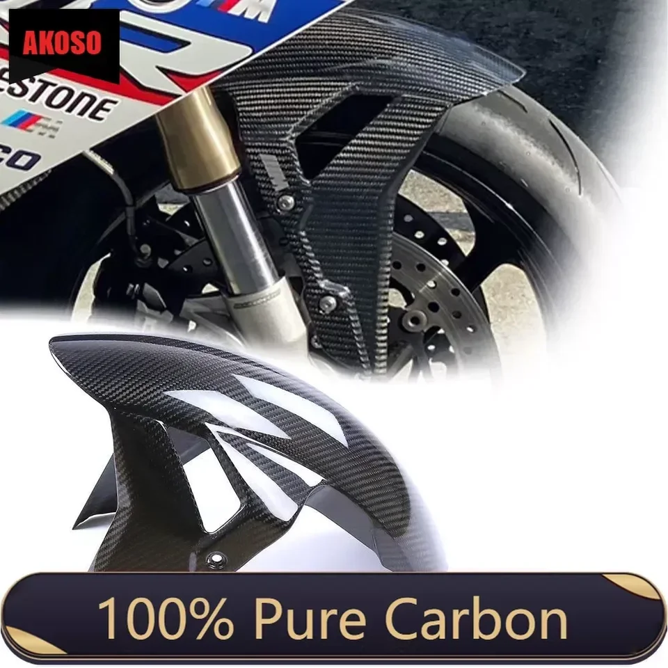 100% čistého 3K plne uhlíkových vlákien Motocykel predného blatníka objatia Mudguard pre BMW S1000RR S1000R M1000RR 2024 2020 2021 2022 2023