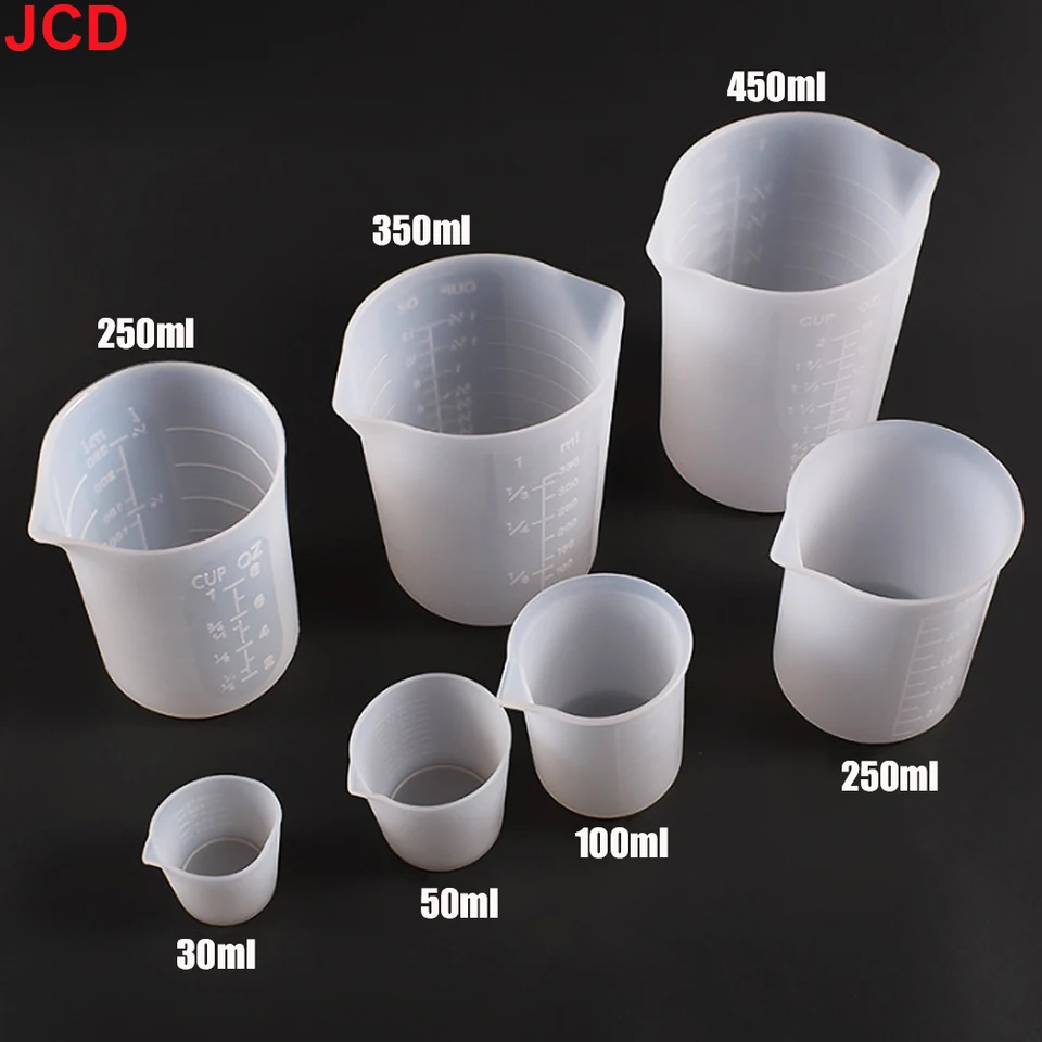 1000 ml 600 ml 450 ml 350 ml 250 ml 100 ml 30 ml merací šálka pre dodávky živicí