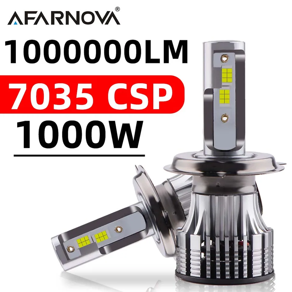 1000000LM 1000W H7 LED LED CANBUS H11 H8 H9 H1 9005 9004 9007 9012 LED svetlometom vozidla 7035 CSP Automatické hmlové svetlo motocykla 12v