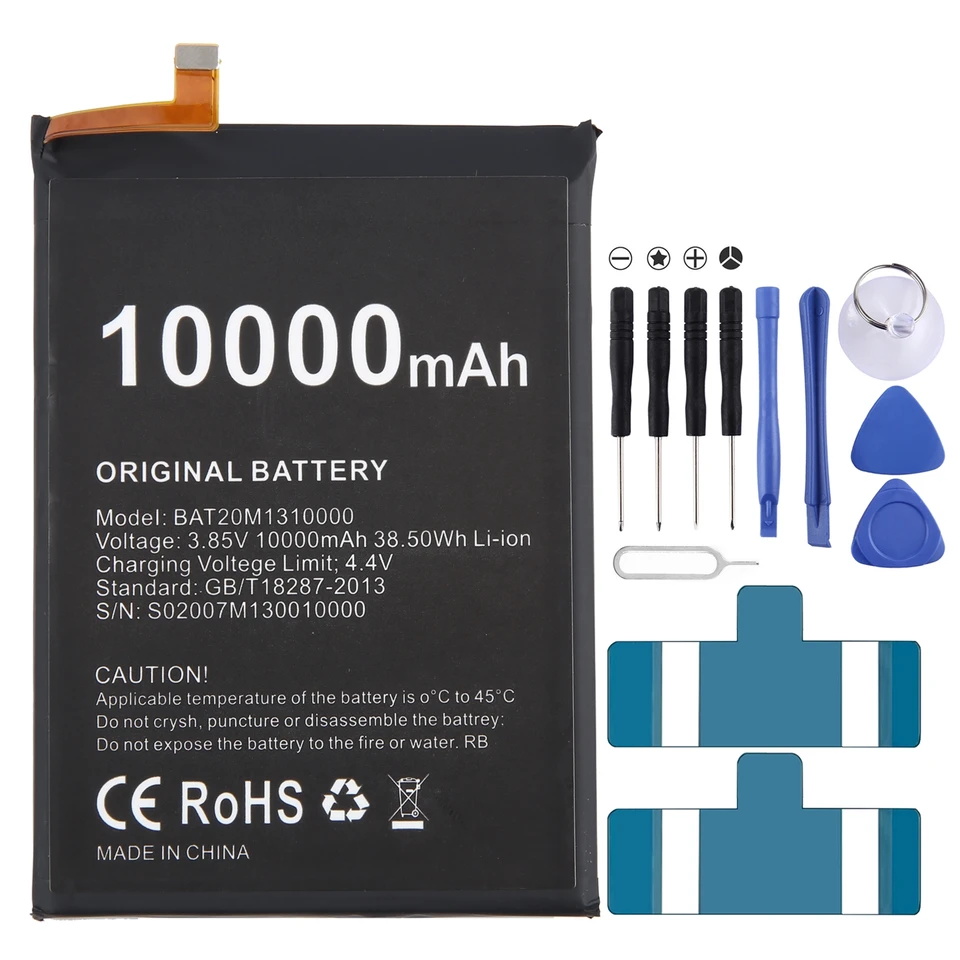 10000MAH BAT20M1310000 Výmena batérie pre Doogee S88 / S88 Pro