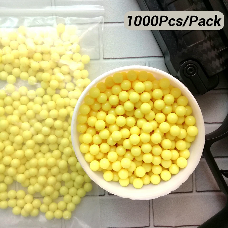 1000ks/balenie Airsoft BB Balls Paintball 0,12 g 6 mm BBS Bullets Strikeball plastová munícia Hunting Rifle Strike Gulet Gulet