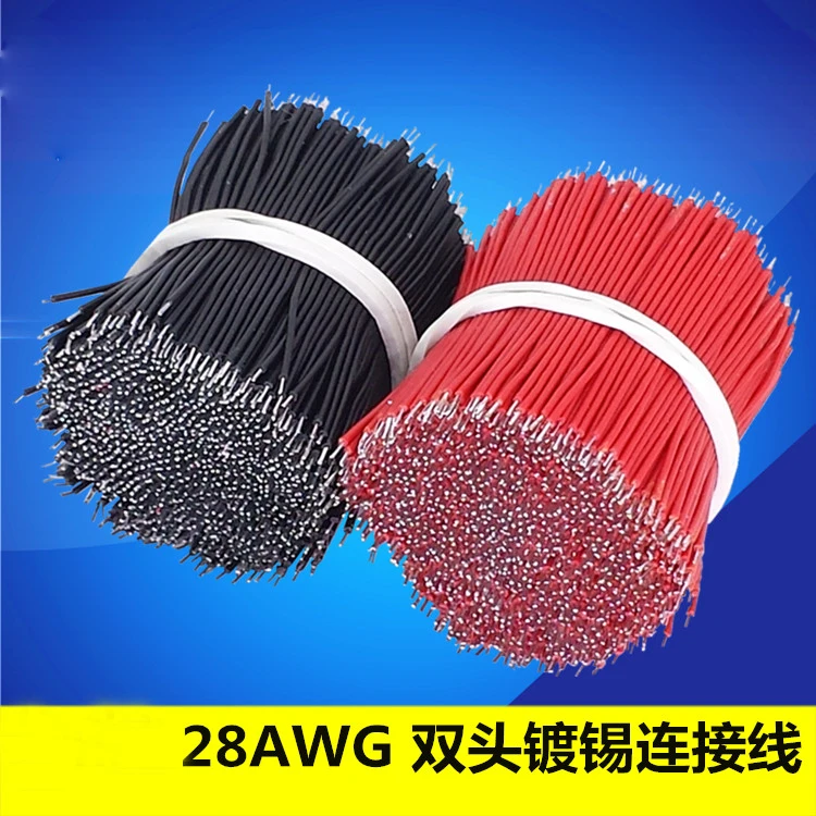 1000ks/šarža na plechovú dosku PCB spájkovací kábel 28awg 3/4/5/6/8/10cm drôt s drôtom pre muchy 28awg 28awg