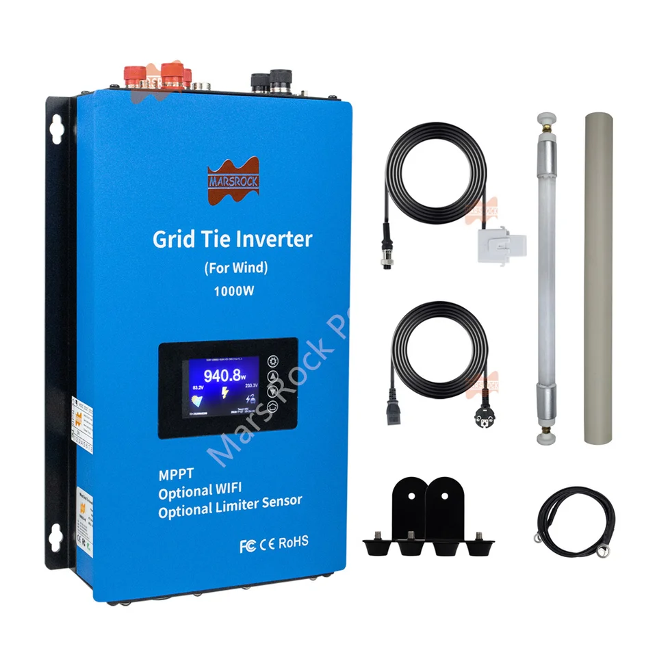 1000W 120/230V 22-90VDC MPPT Wind Power Inverter Inverter s invertorom s obmedzujúcim snímačom voliteľné voliteľné WiFi