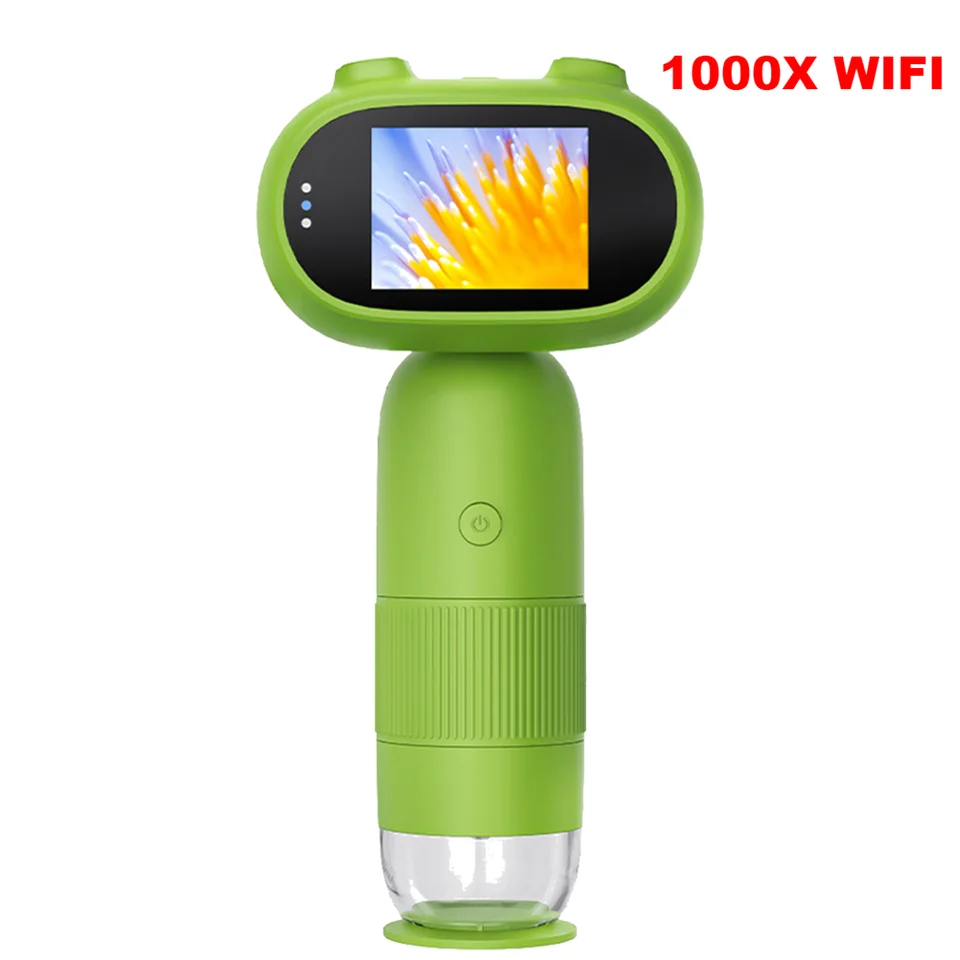 1000x Digitálne mikroskopy mikroskopu pre Kid 2 -palcové obrazovky IPS Electronic Lunder Fotoaparát s 8 LED svetlom fotografického videa funkciou