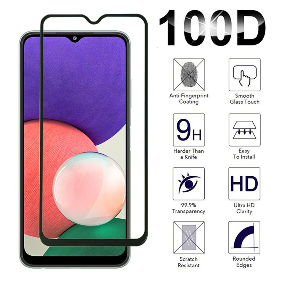 100d temperované sklo pre Samsung Galaxy A21 A22 A23 A24 A25 4G 5G M21 M22 M23 Chránič obrazovky SAMSUNG A21S M21S
