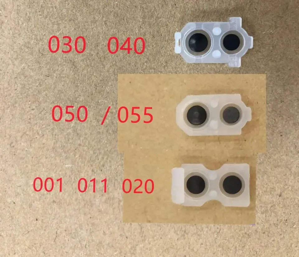 100ks = 50Pirs L2 R2 L1 R1 gumové tlačidlá pre ovládač PS4 JDS 001 011 030 JDM-030 040 055 Vodivé gumové vankúšiky