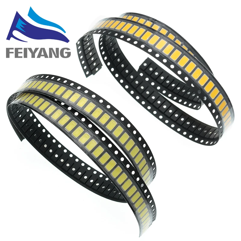 100ks 5630/5730-CW/WW 0,5W-150MA 50-55LM 6500K Biele svetlo SMD 5730 5630 LED 5730 Diódy (3,2 ~ 3,4V)