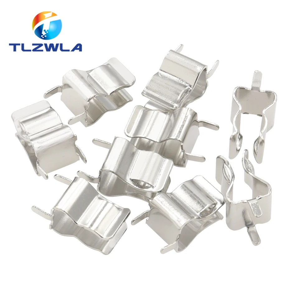 100ks 6x30mm poistkové ponorenia 6x30 Podpora poistnej trubice Držiak poistky pre 6*30 poisťovací poistkový klip